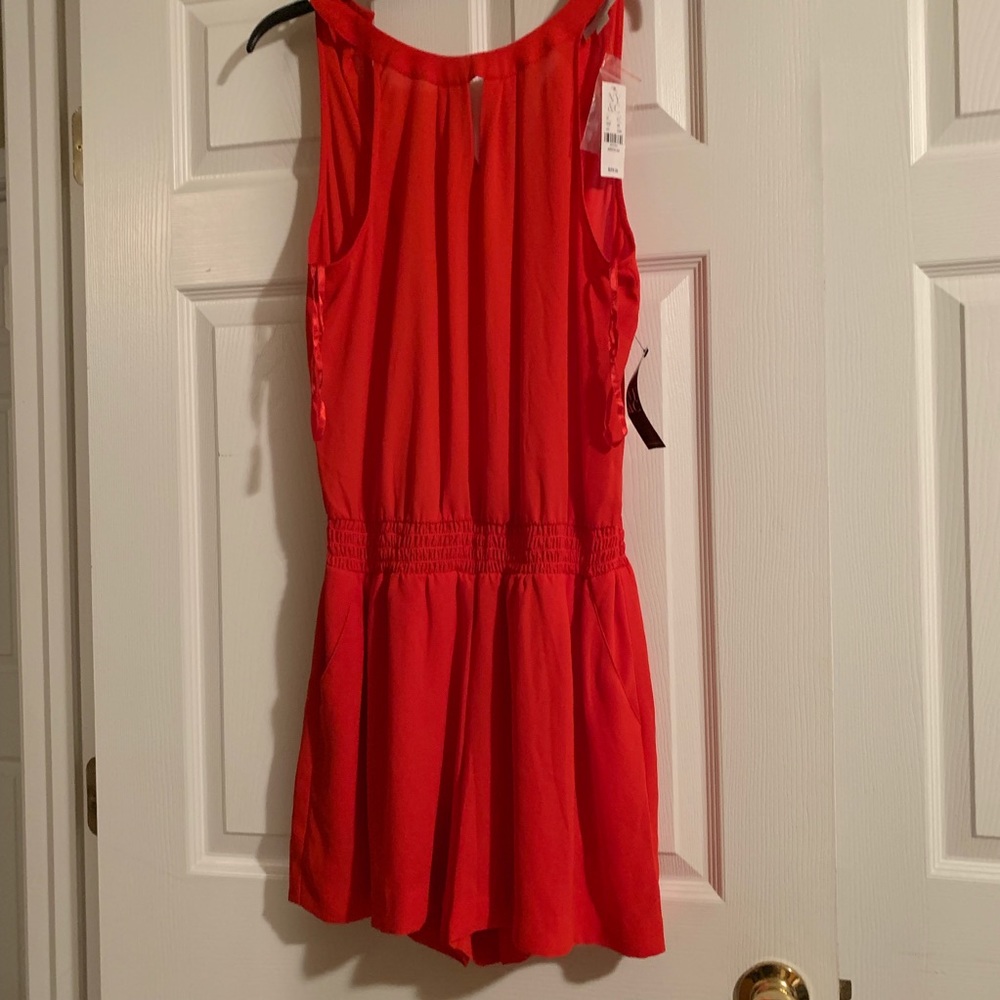 New York & Co Red Romper